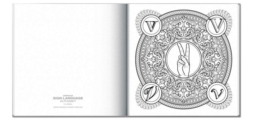 ASL MANUAL ALPHABET COLORING BOOK | LegendaryMedia Publishing